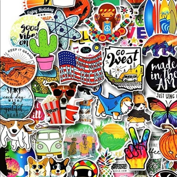 20 Random Stickers | Colorful VSCO Waterproof Vinyl Stickers - Picture 1 of 7
